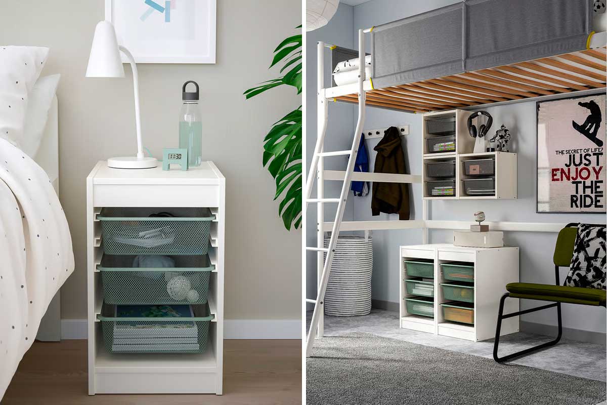 Trofast IKEA in cameretta