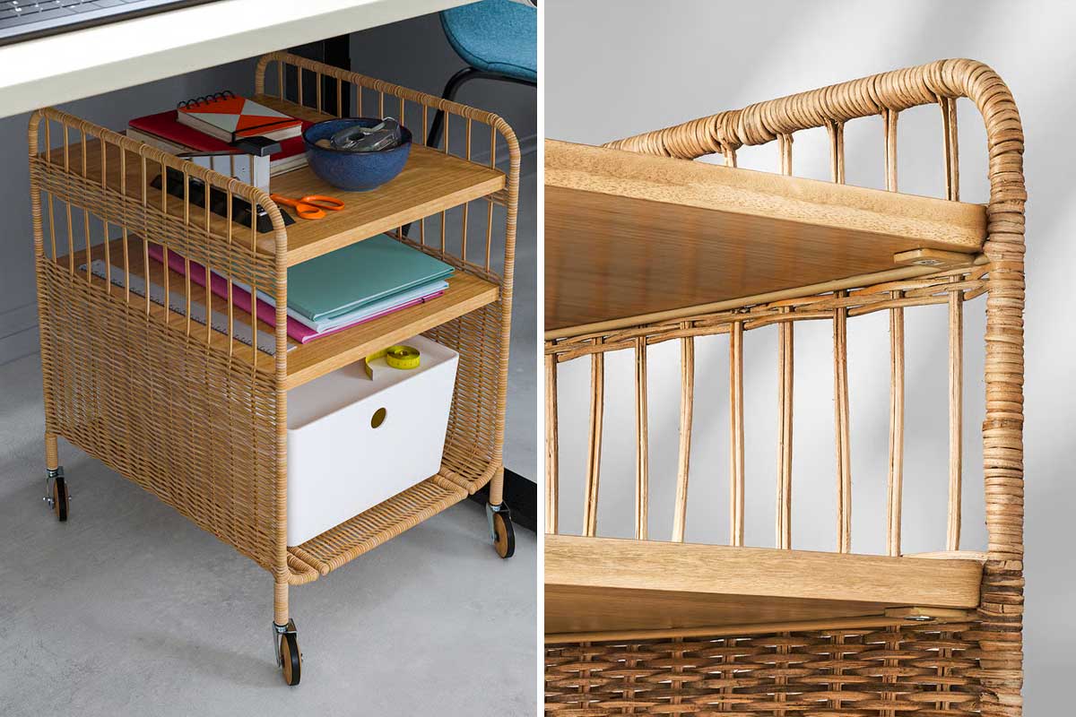 elemento contenitore FRYKSÅS con rotelle Ikea