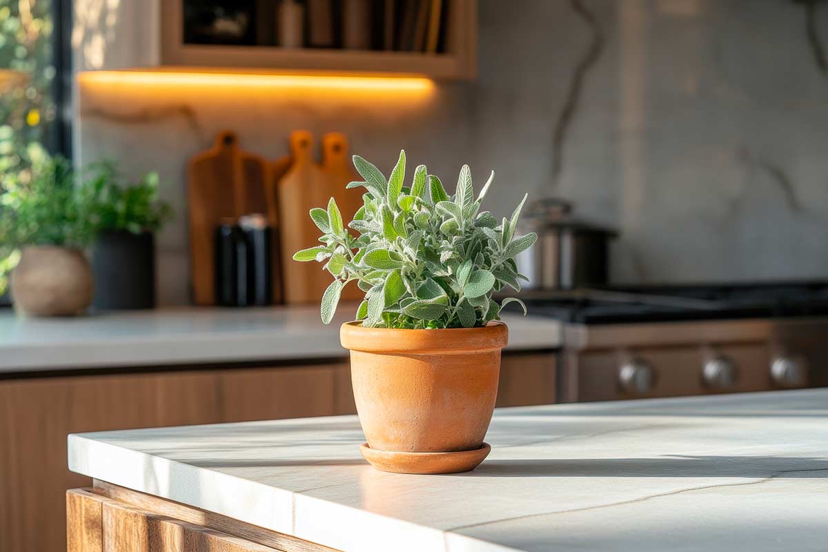 La salvia cresce bene in cucina? Cosa sapere su luce, acqua e posizione