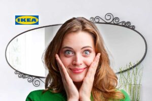 IKEA fine serie: lo specchio shabby in filo d’acciaio che sembra un’opera d’arte (a prezzo leggero)