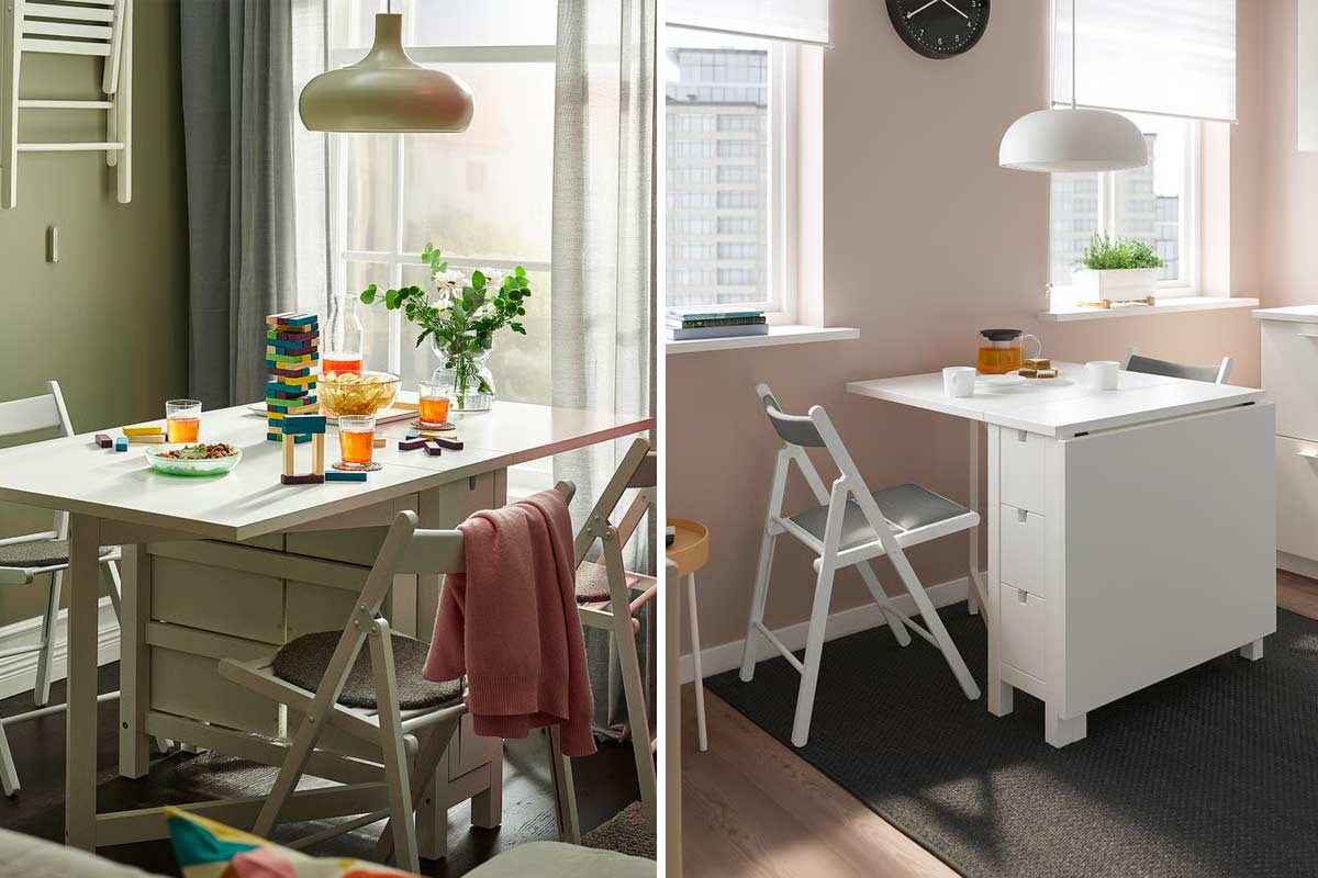 Tavolo a ribalta IKEA NORDEN