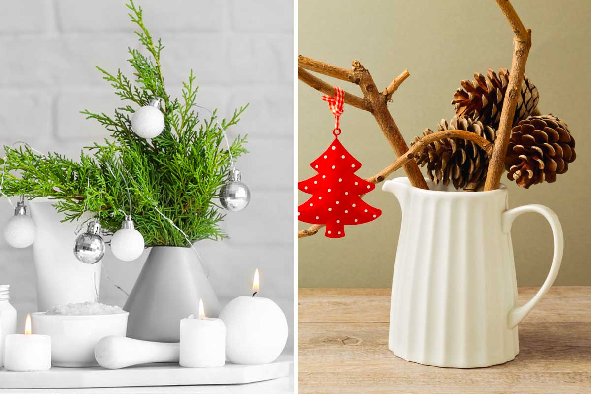 Vaso natalizio low budget: materiali semplici, idee bellissime da ricreare in pochi minuti