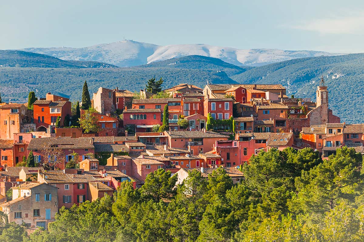 Roussillon in Provenza, Francia
