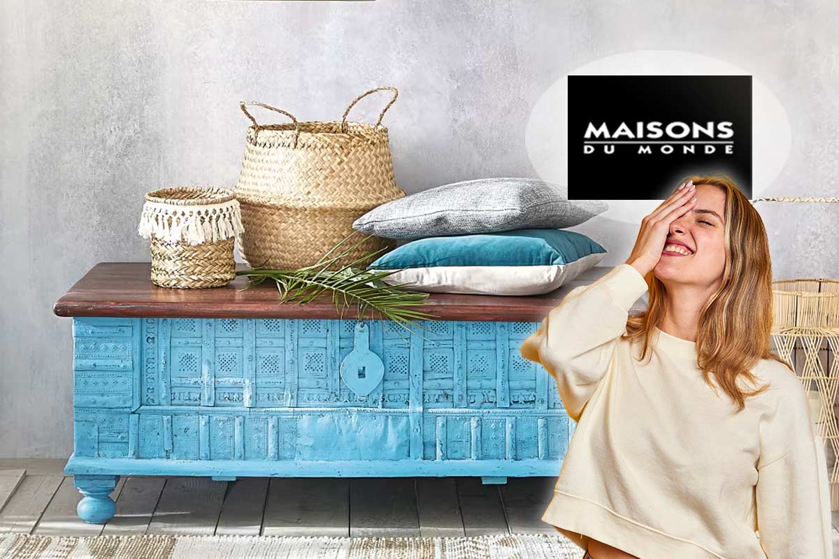 cassapanca indiana stile etnico di Maisons du Monde