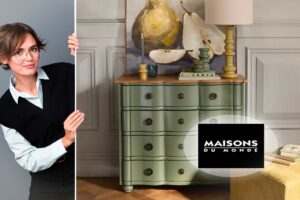 comò di Maisons du Monde verde Kaki