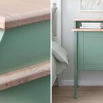 il comodino OLDERDALEN di IKEA verde salvia