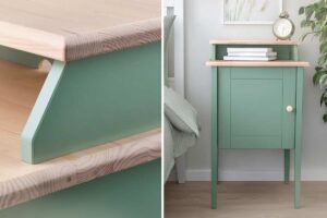 il comodino OLDERDALEN di IKEA verde salvia