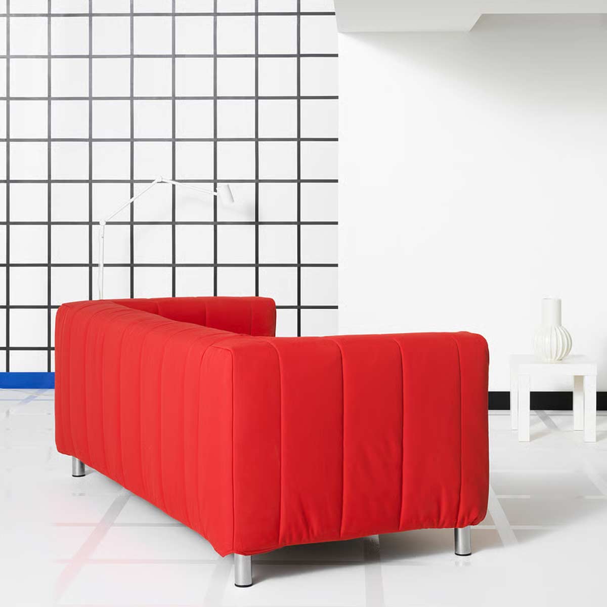 Divano iconico IKEA KLIPPAN rosso acceso
