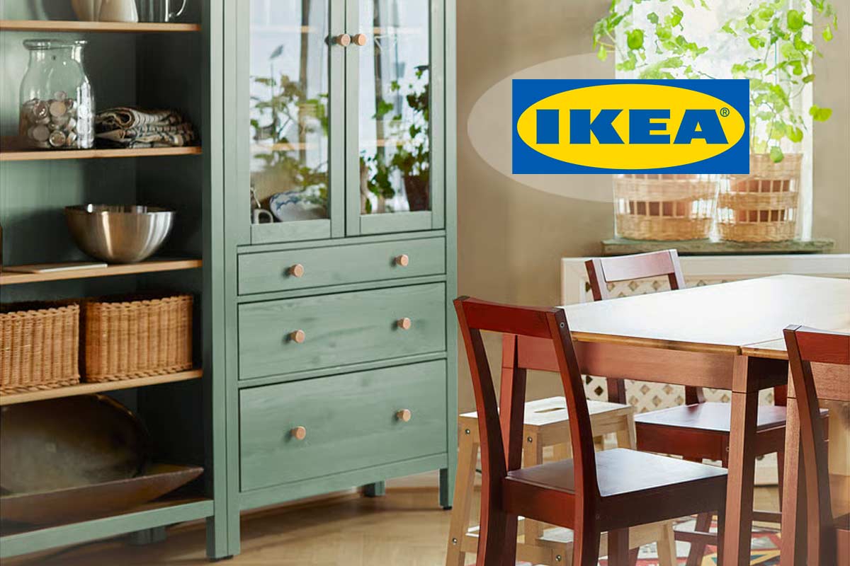 la nuova combinazione HEMNES di IKEA verde salvia