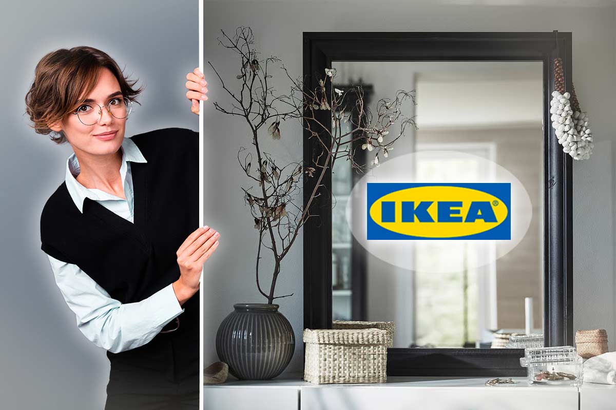 iconico specchio TOFTBYN in fine serie IKEA