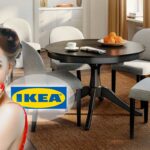 nuovo tavolo ROSENTORP di IKEA in versione nero, foto di © IKEA