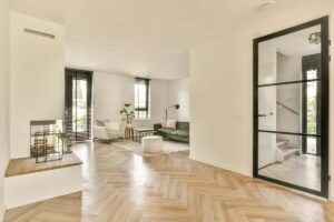 La legge della prospettiva in soggiorno.