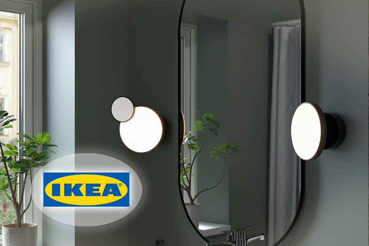 Quando lo specchio diventa protagonista: la lampada IKEA dal gusto art déco