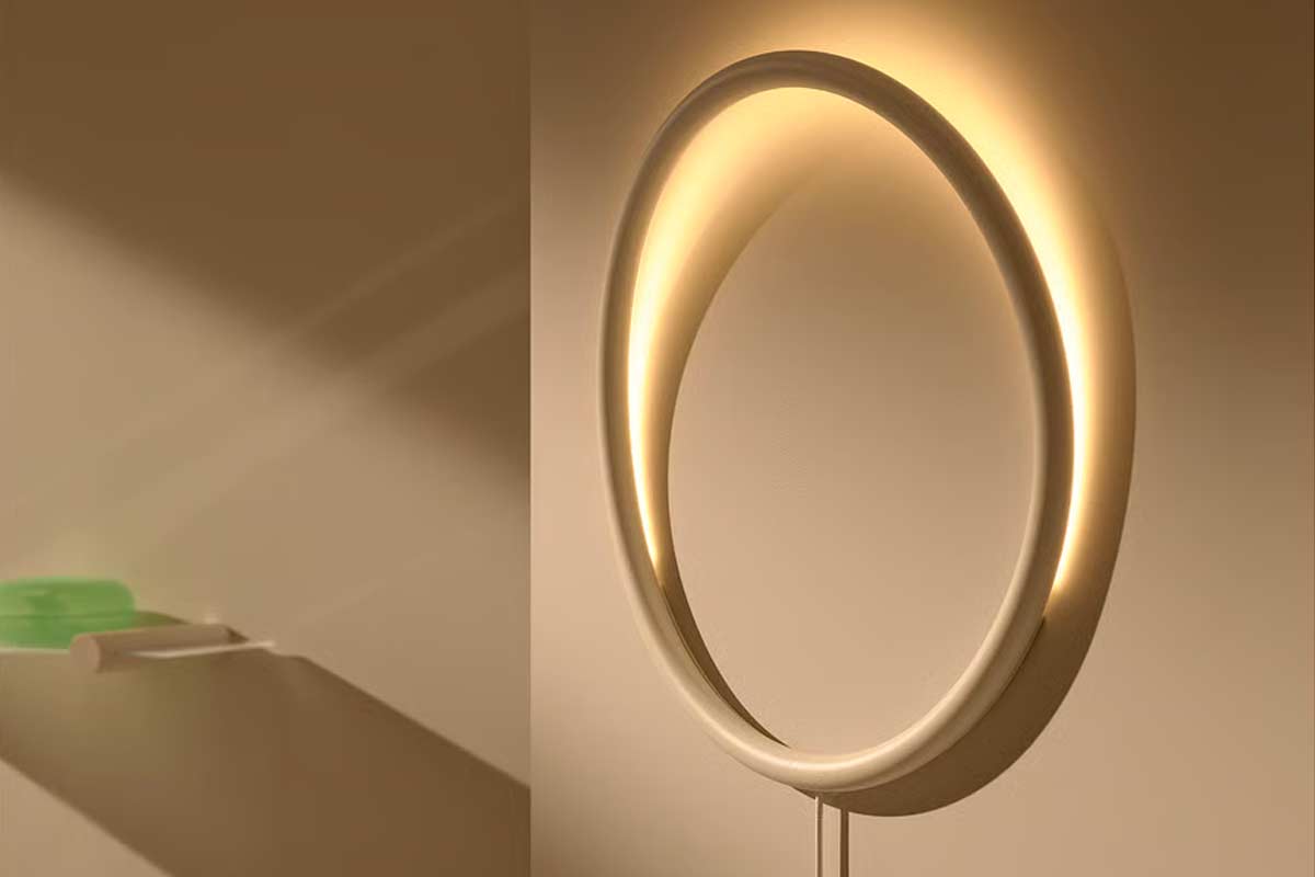 VARMBLIXT di IKEA Bianco/Metallo per portare l’eclissi in casa