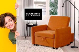 Promo Maisons du Monde su poltrona letto