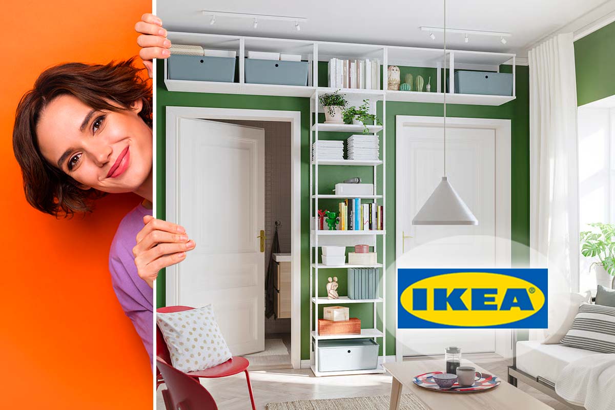 sistema Ikea PLATSA per parete