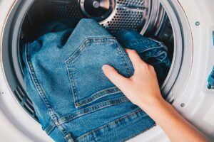 Asciugatrice e jeans