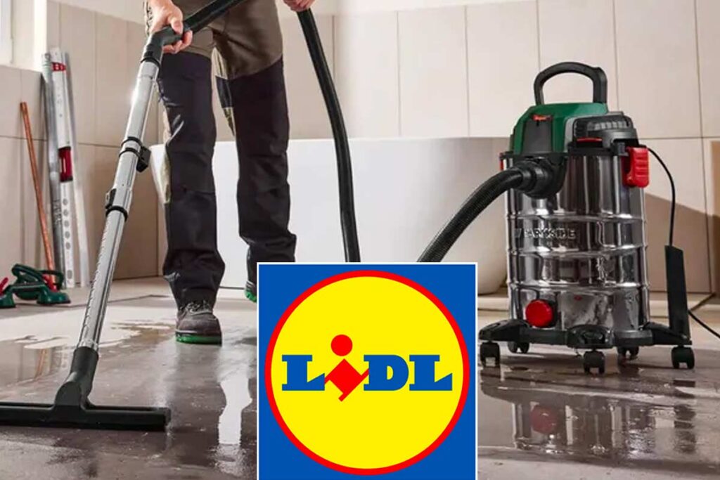 Ultimi giorni da Lidl: il potente aspirapolvere-liquidi PARKSIDE a meno di 40€ che sta andando a ruba