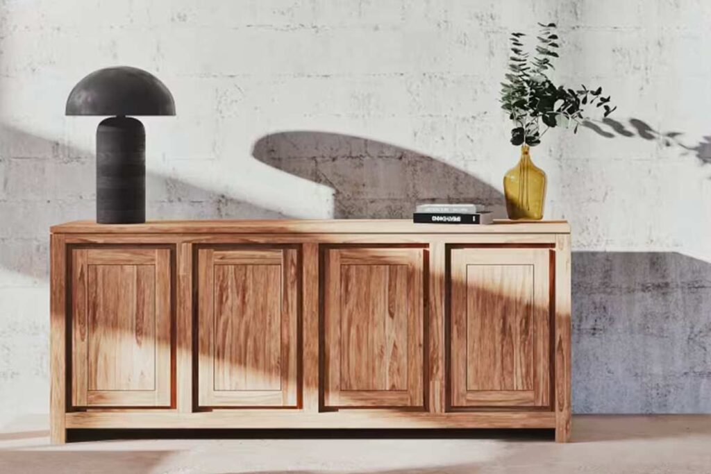 Maisons du Monde punta sullo sheesham: la madia in legno massello è pura eleganza minimal