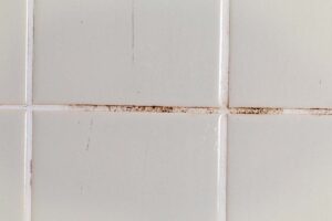 mattonelle in bagno con fughe nere