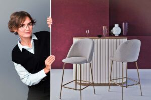 mobile bar Calsera bicolore di Maisons du Monde