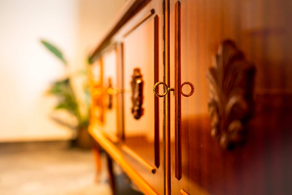 Mobile laccato con il sapone di Marsiglia