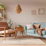 Parete color tortora in soggiorno, abbinamenti per evitare l'effetto piatto