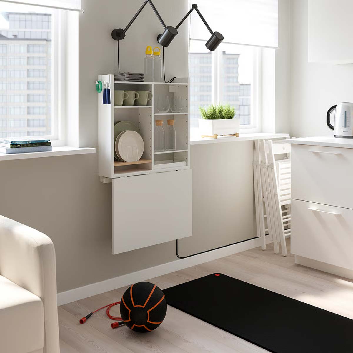 Il tavolo IKEA NORBERG salvaspazio