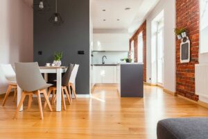 tecnica del "Color Blocking" per dividere gli spazi con la pittura