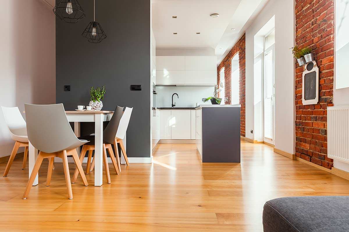 tecnica del "Color Blocking" per dividere gli spazi con la pittura