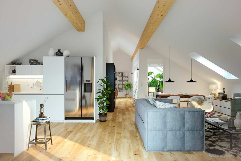 Arredare la mansarda: come valorizzare le pendenze con mobili su misura o modulari