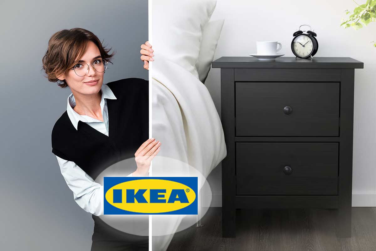 Comodino Hemnes di IKEA marrone nero in offerta