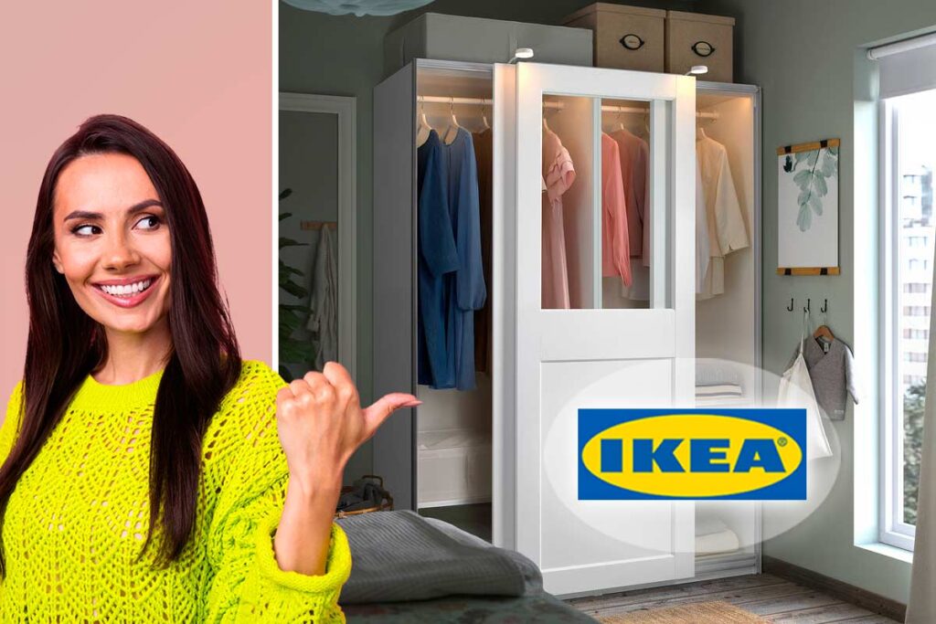 Questo guardaroba IKEA con ante scorrevoli sta diventando il preferito per le camere moderne