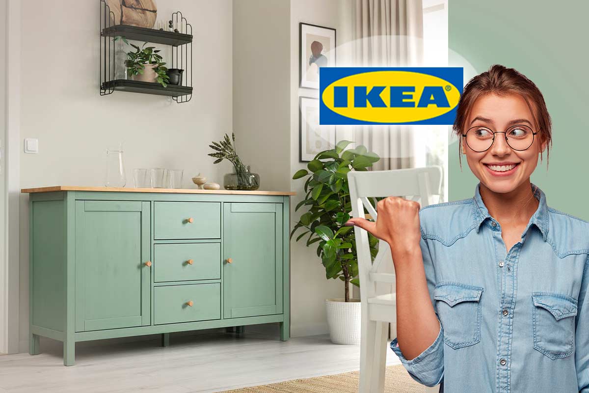 nuova tonalità grigio-verde IKEA HEMNES