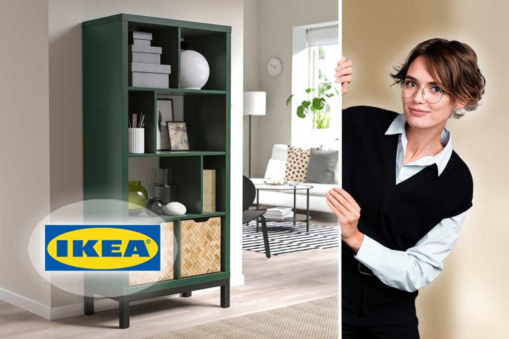KALLAX verde scuro in fine serie: l’occasione trendy IKEA che cambia la stanza