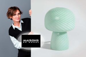 lampada Zenaide in vetro verde Maisons du Monde