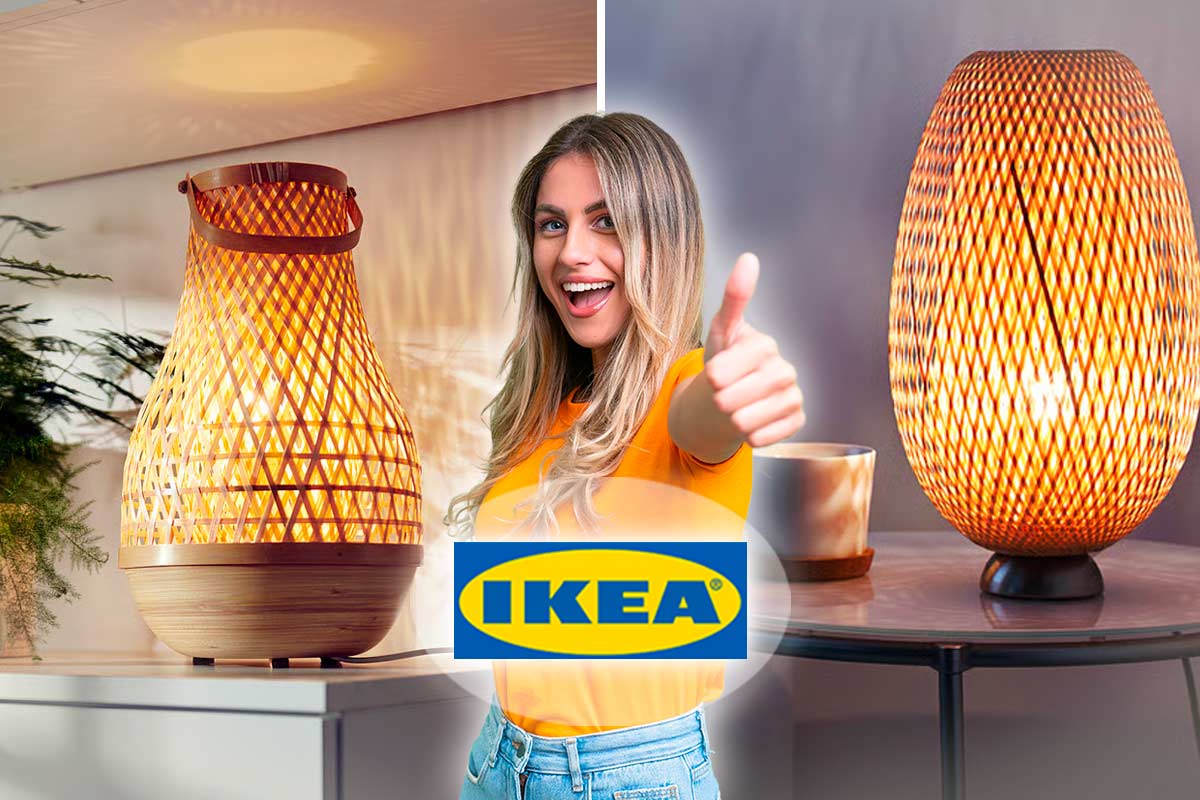 lampade IKEA in bambù a meno di 30 euro