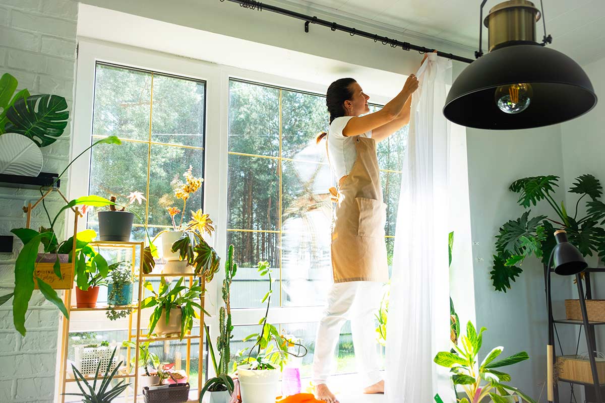 Lavare le tende senza stirarle