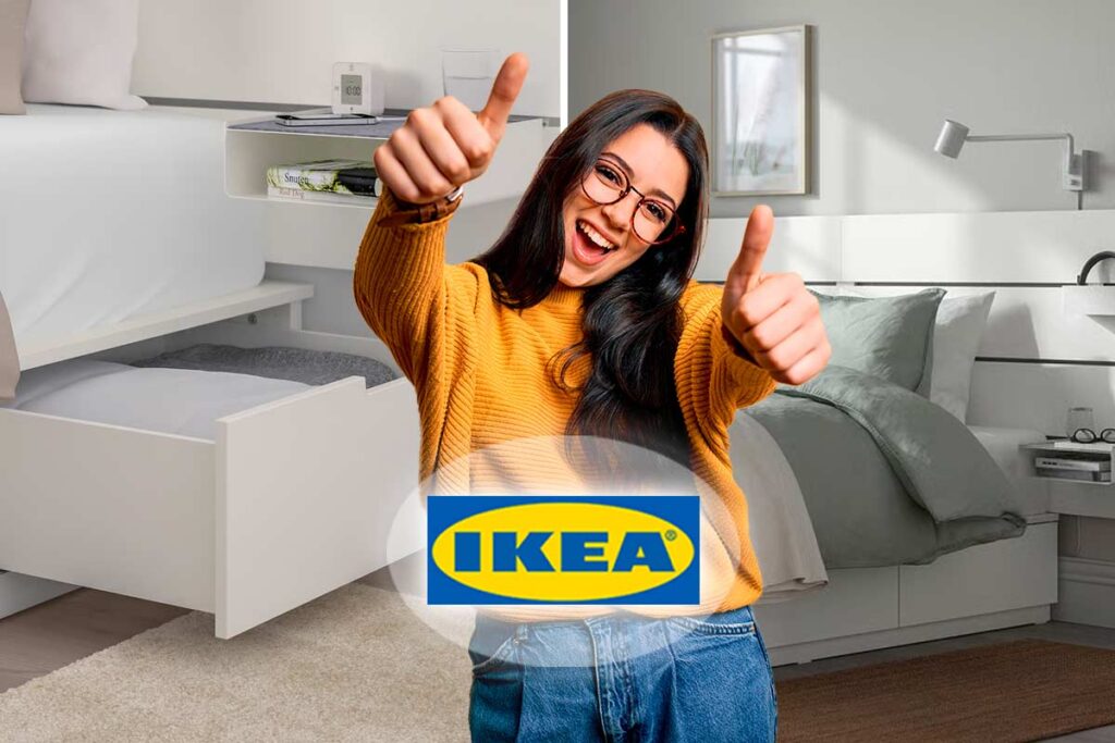 Risparmiare 50€ sul letto contenitore NORDLI: l’occasione IKEA per ottimizzare la zona notte