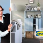 mobile SÅGMÄSTARE di IKEA in metallo grigio-azzurro