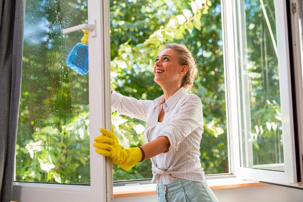 Pulire i vetri con il sole o con le nuvole? La regola meteo per non lasciare strisce bianche
