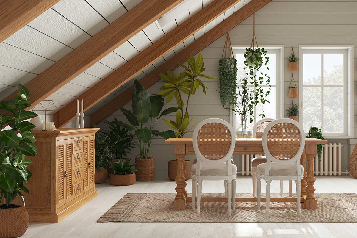 Stile rustico moderno con pino massiccio