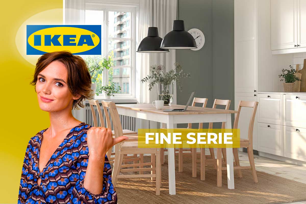 Tavolo PINNTORP di IKEA in fine serie