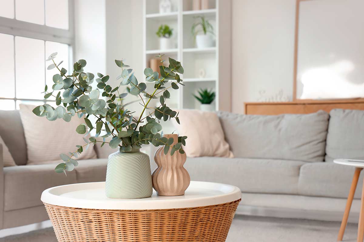 Vasi di design sul tavolino