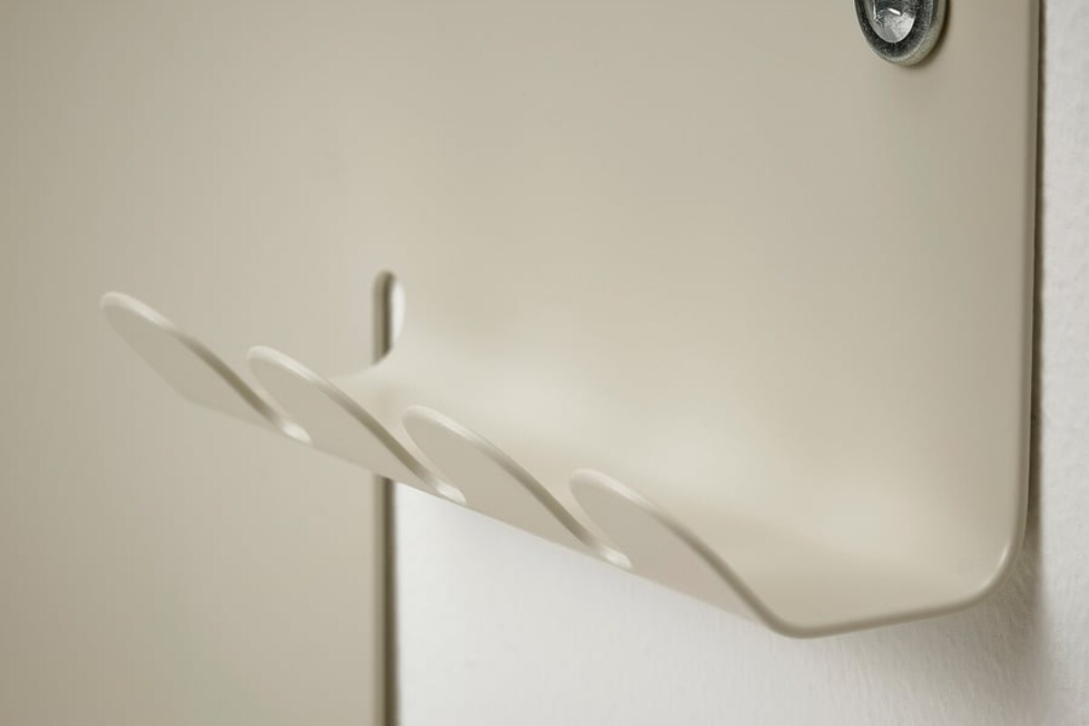 Dettaglio dei ganci e del fissaggio di HAVREKROSS IKEA