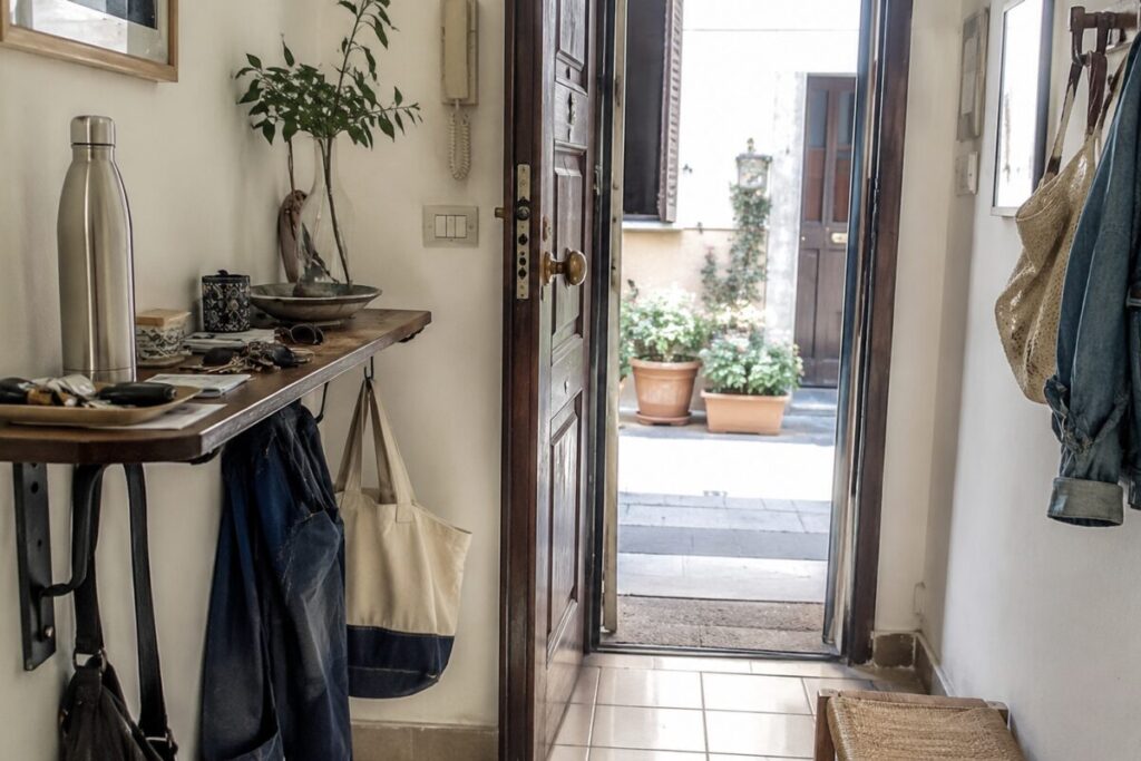 Ingresso piccolo che sembra soffocante? Il ripiano da svuotare prima di comprare un mobile