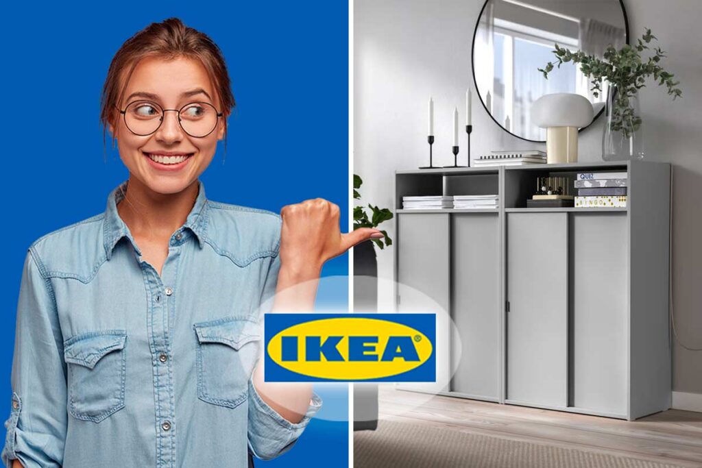 IKEA, SPIKSMED a 110€: il mobile profondo 32 cm che nasconde il disordine senza ante ingombranti