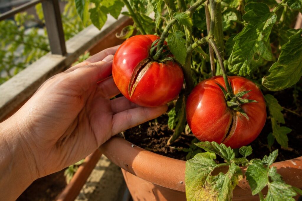 Pomodori che si spaccano sulla pianta? L’irrigazione da correggere prima del raccolto