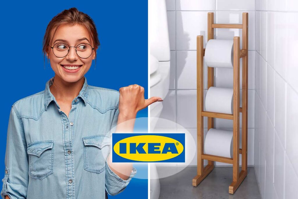 IKEA, RÅGRUND a 15€: il porta carta in bambù che tiene le scorte in soli 15 cm