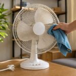 Ventilatore pieno di polvere? Puliscilo senza spingere lo sporco nel motore Ventilatore pieno di polvere prima della pulizia della griglia